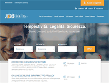 Tablet Screenshot of jobitalia.net